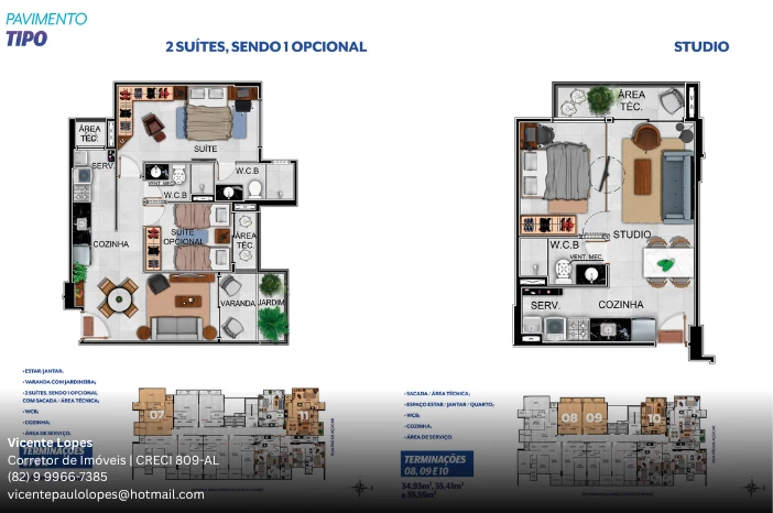 Plantas Studio Design 4 - Imagem 6
